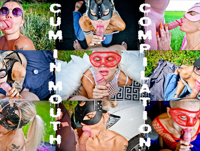 Download: vixen_kris - Die beste Zusammenstellung von Cumshots im Gesicht und im Mund, mit Sperma verschmiert, exklusiv